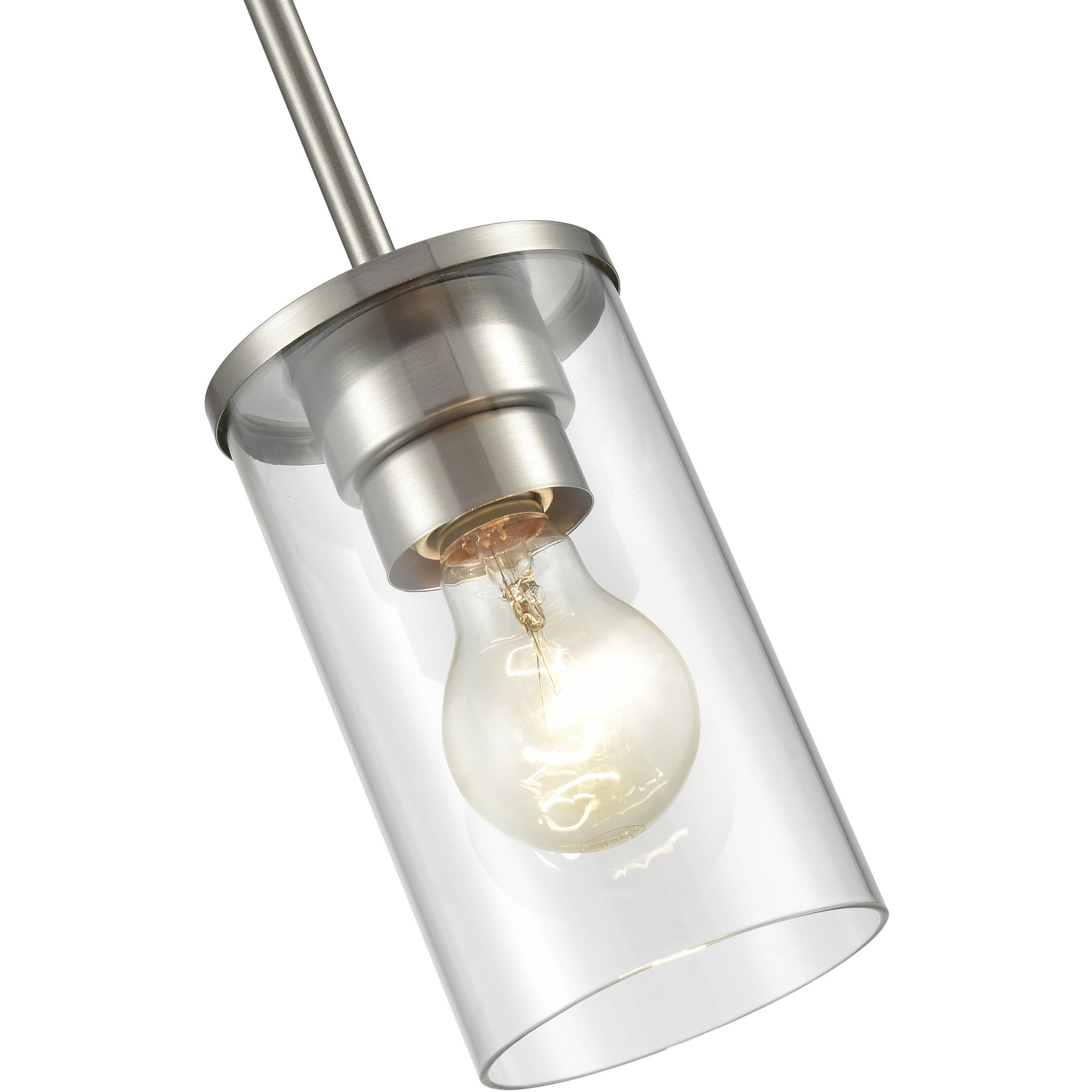 Verlana 1 Light 5 inch Brushed Nickel Pendant Ceiling Light